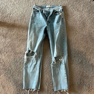 Abercrombie High Rise Dad Jean